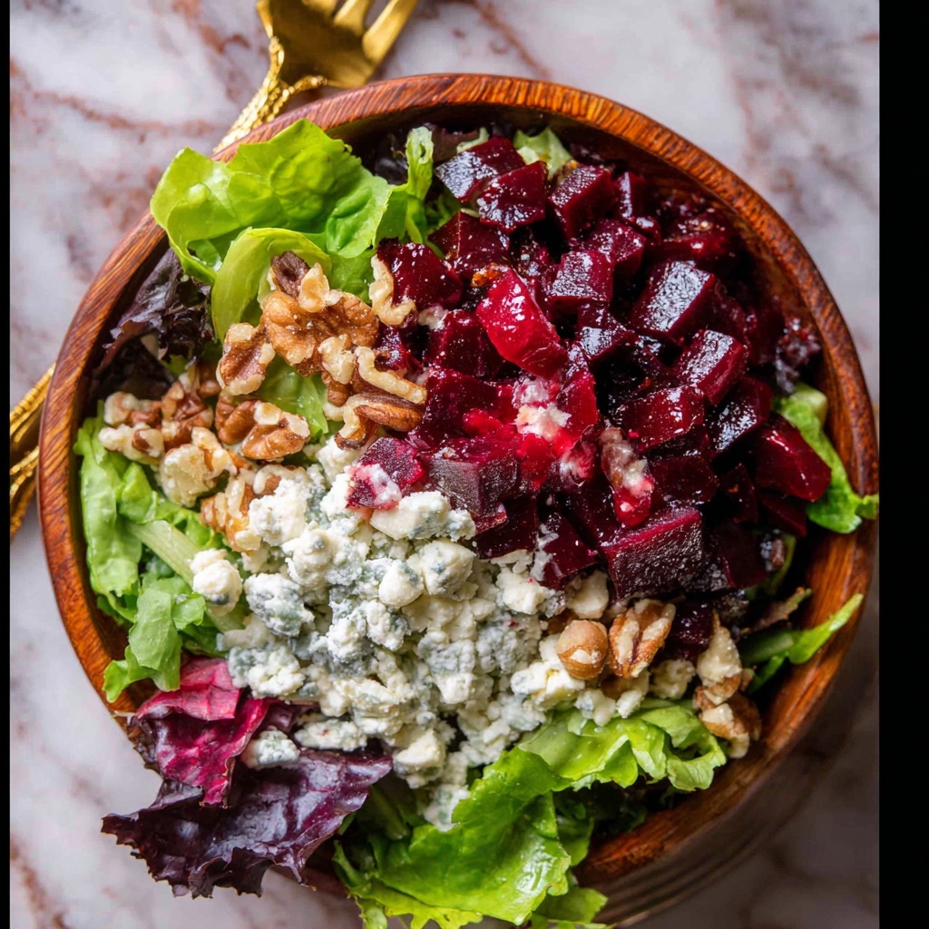 Green Salad with Feta and Beets (The Fanciest No-Chop Salad Ever) Recipe - Recipe Image