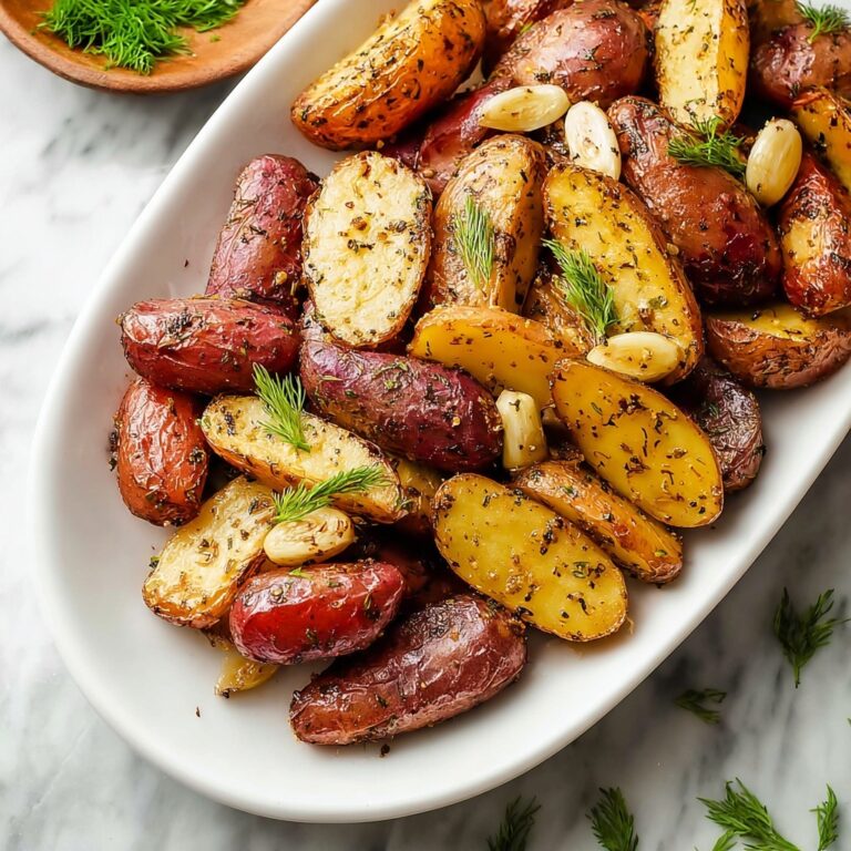 Garlic Herb Oven-Roasted Fingerling Potatoes Recipe