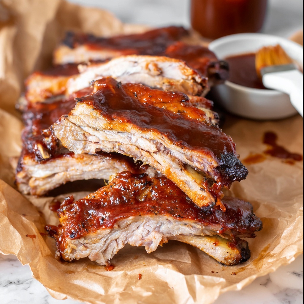 Air Fryer BBQ Ribs Recipe - Recipe Image