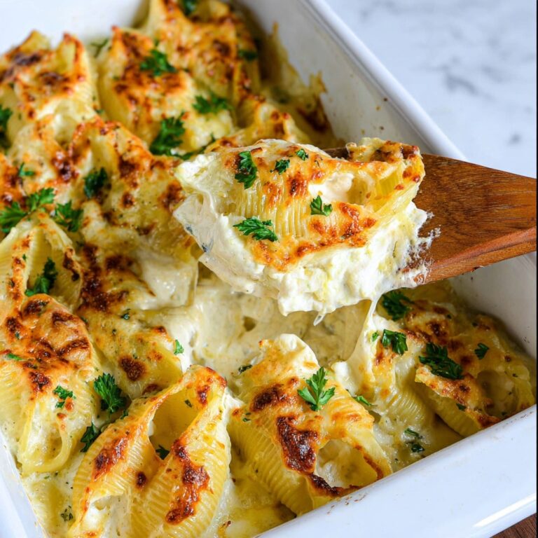 Chicken Alfredo Stuffed Shells Recipe