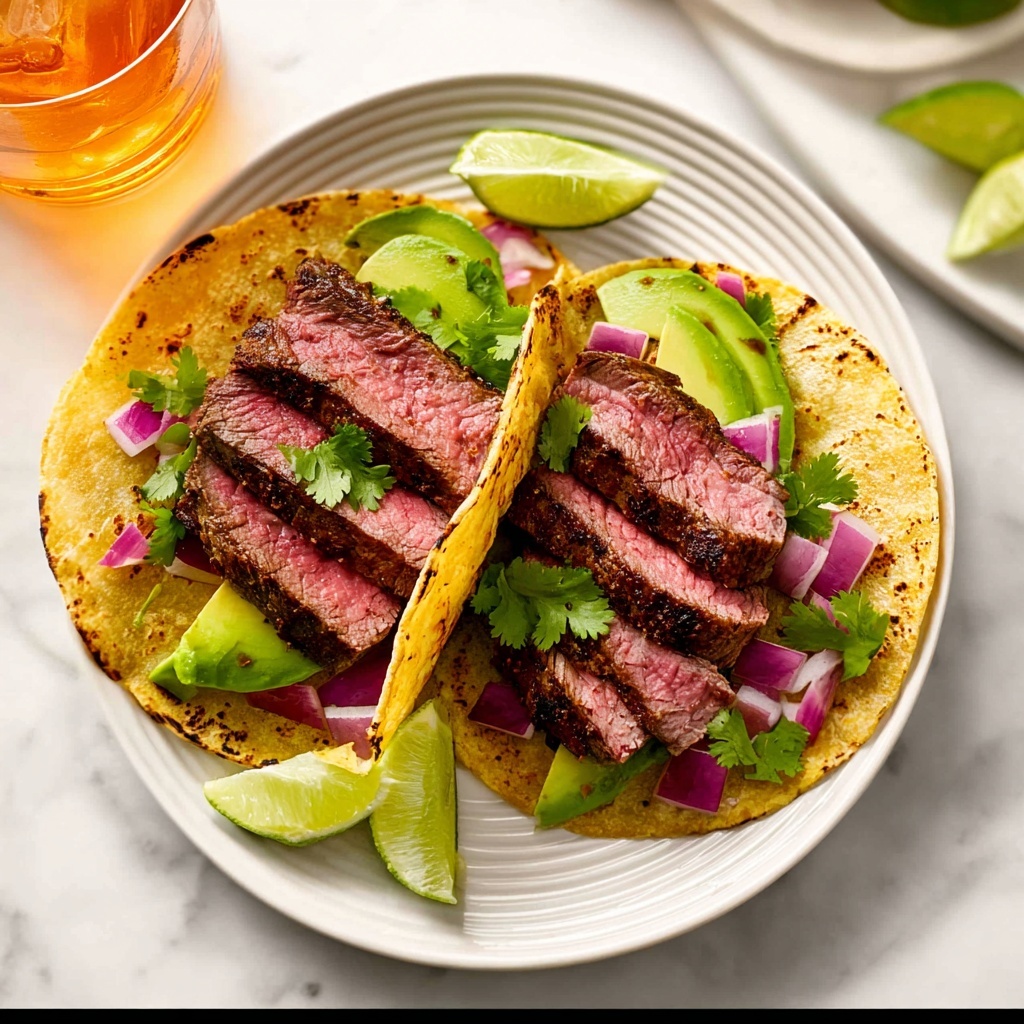 Juicy Steak Tacos with Fresh Lime and Orange Marinade Recipe - Recipe Image