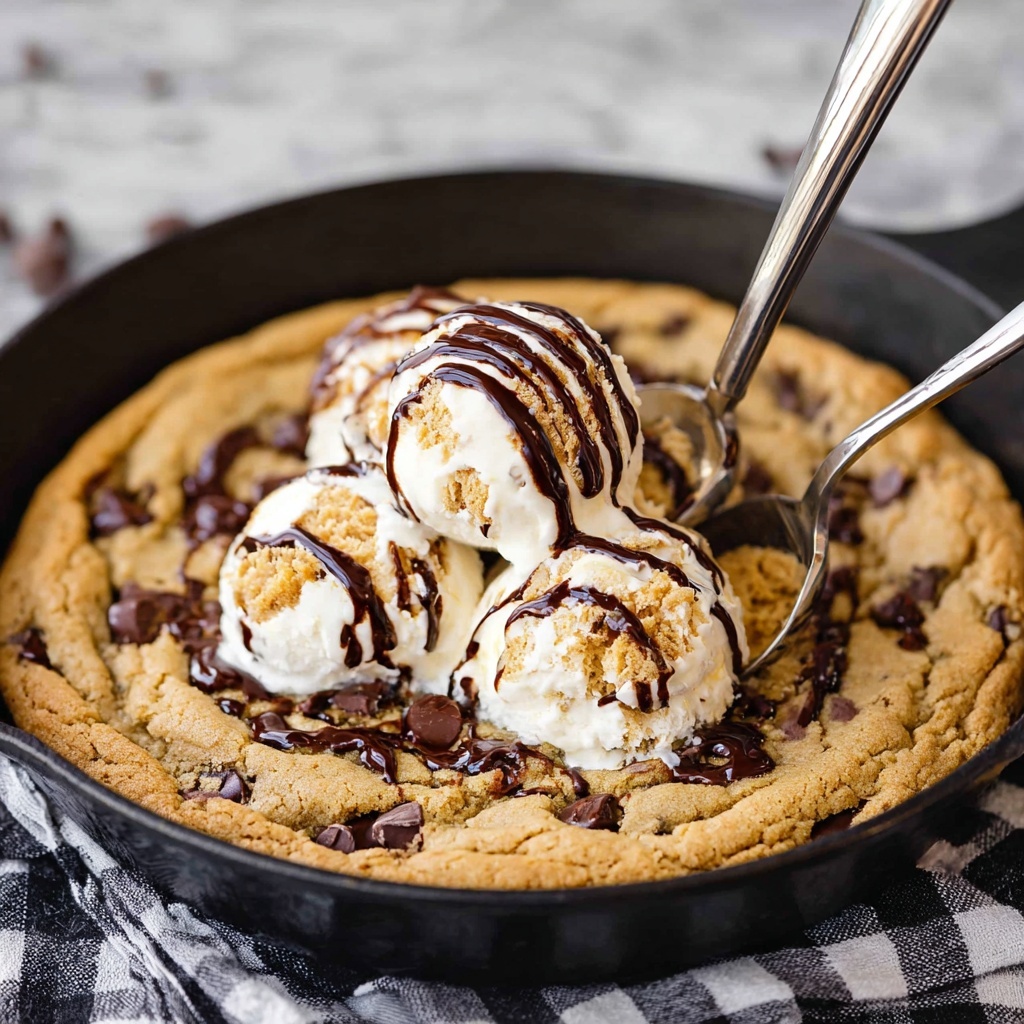 Skillet Chocolate Chip Cookies Recipe - Recipe Image