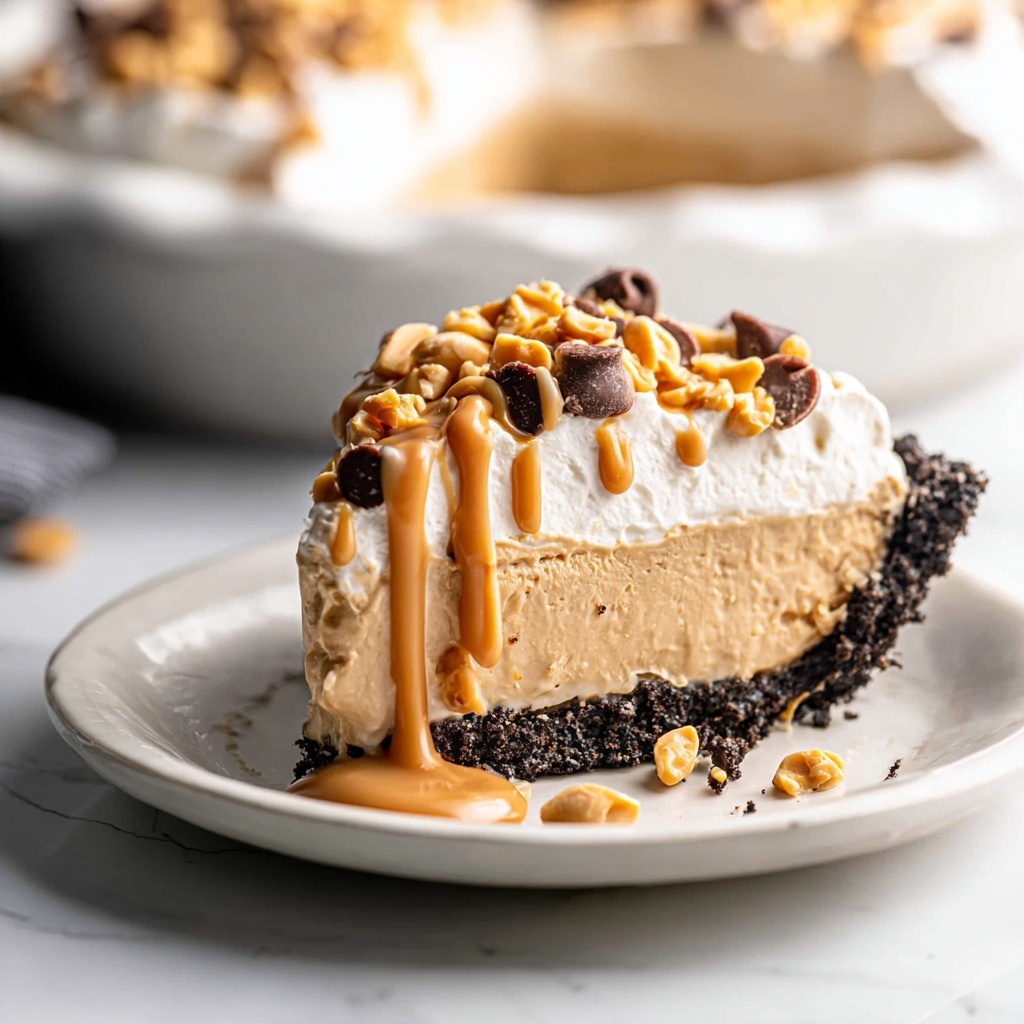 Decadent Peanut Butter Pie Recipe - Recipe Image