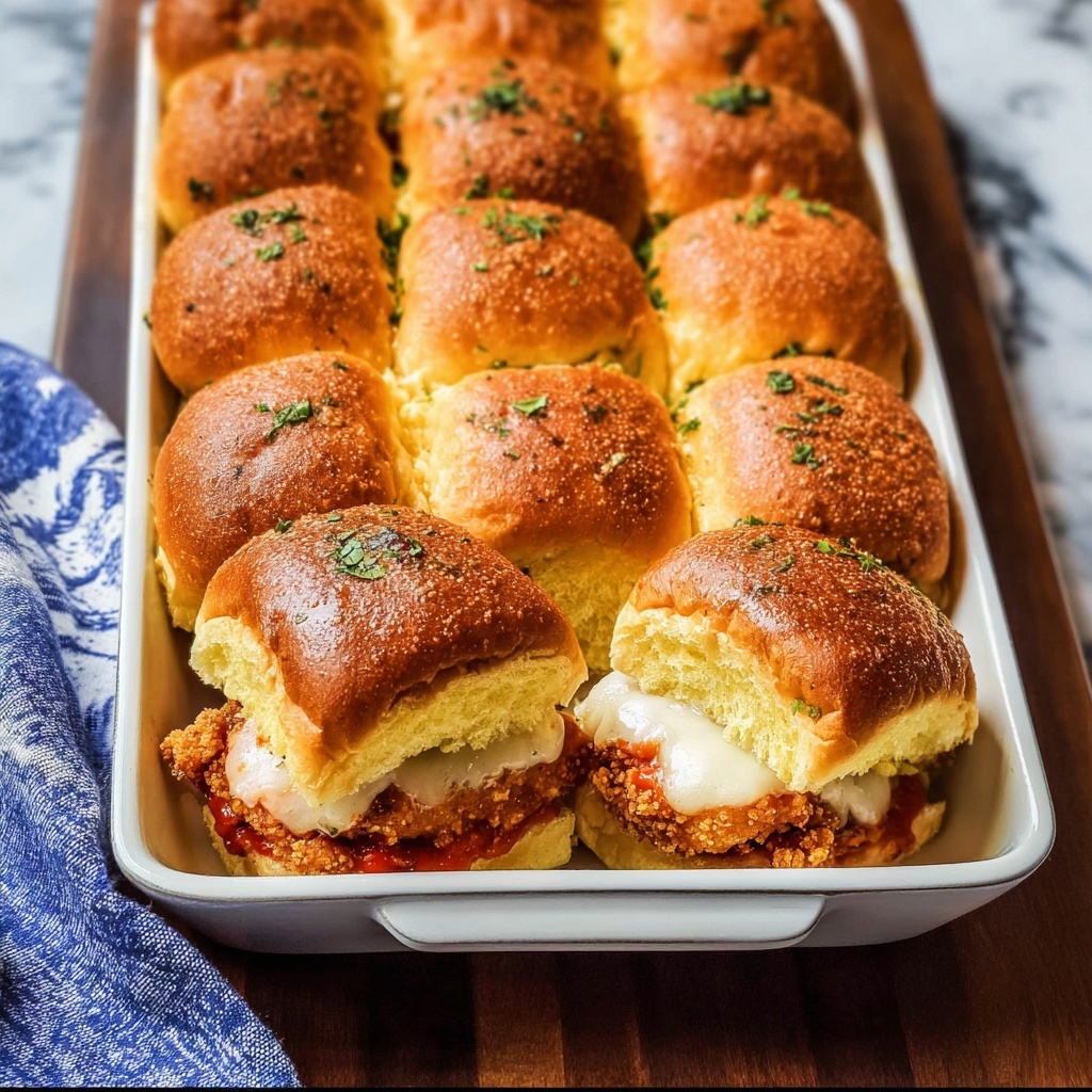 Chicken Parmesan Sliders Recipe - Recipe Image