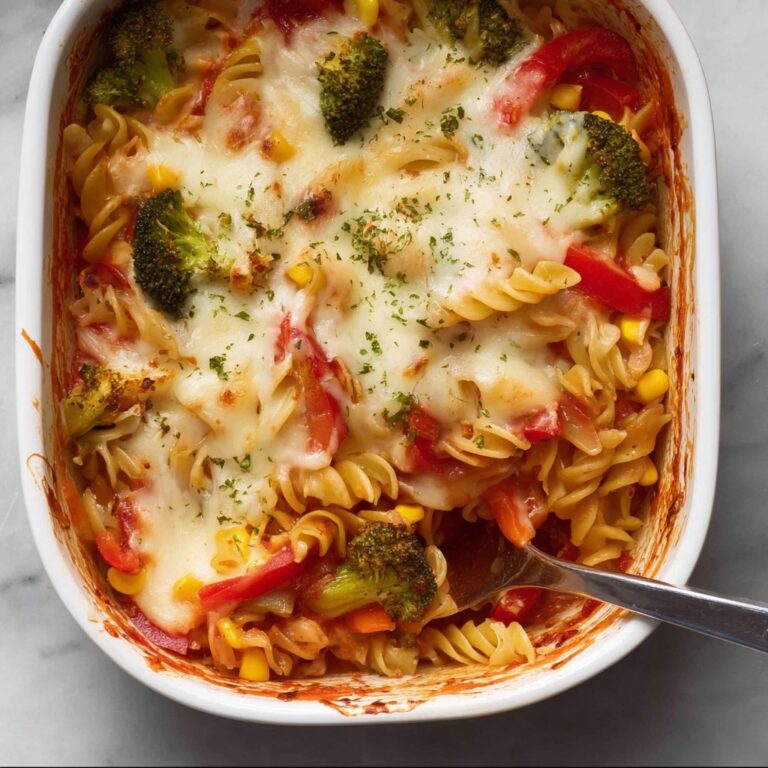 One-Pot Vegetable Pasta with Tomatoes and Cheese Recipe