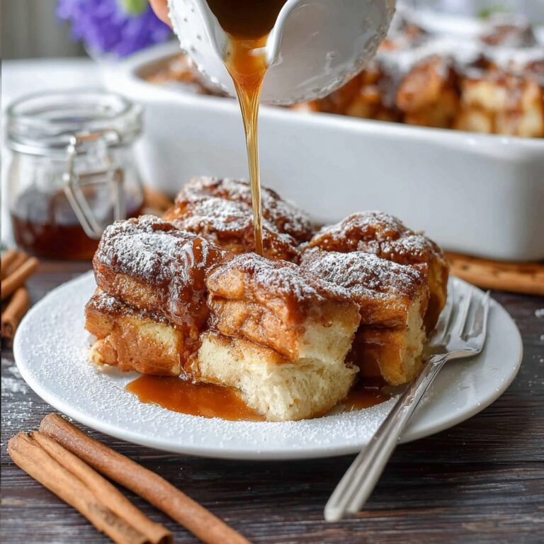 Hasselback Baked French Toast Recipe