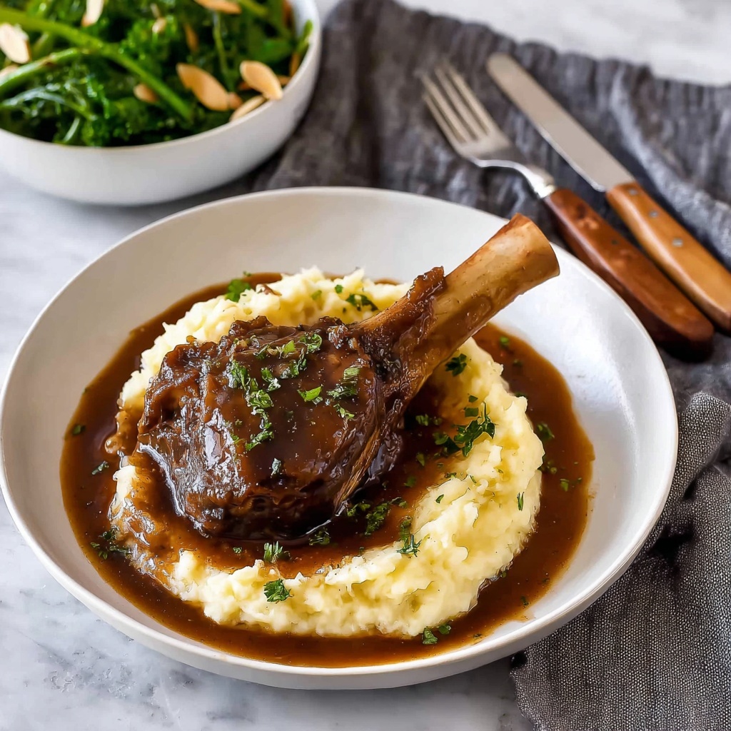 Port Braised Lamb Shanks Recipe - Recipe Image