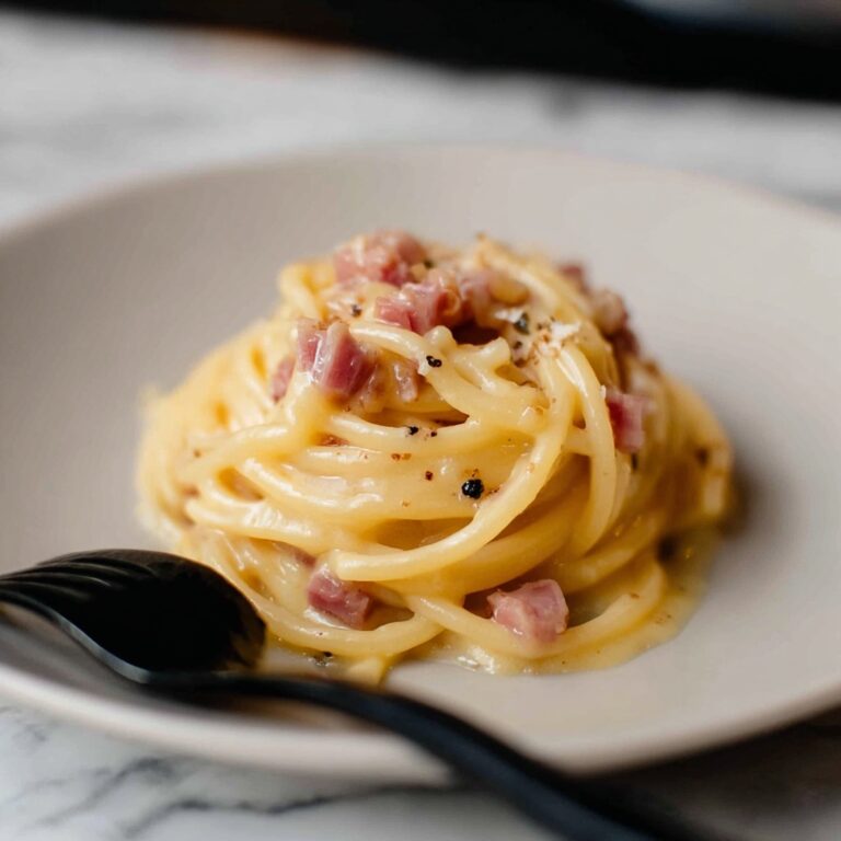 Authentic Carbonara with Guanciale and Parmesan Recipe