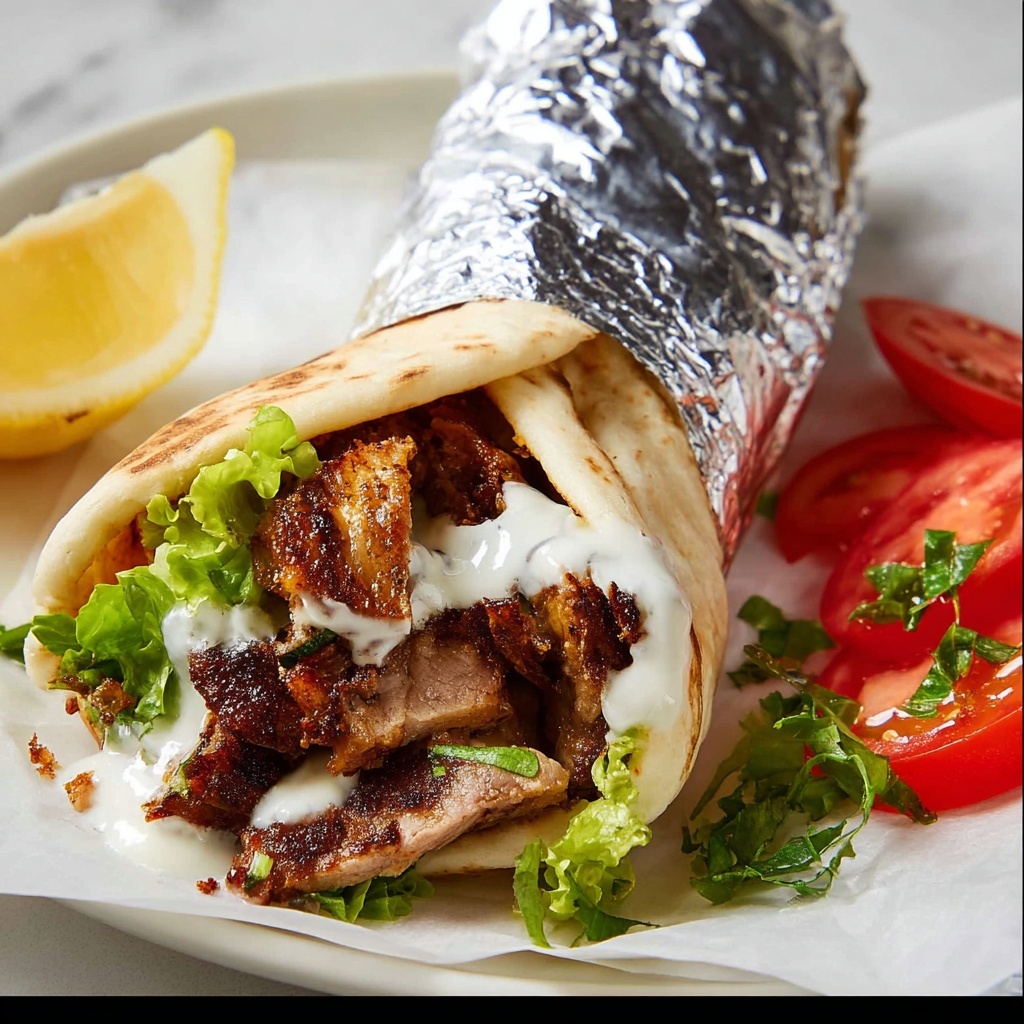 Chicken Shawarma with Yogurt Sauce and Fresh Flatbreads Recipe - Recipe Image