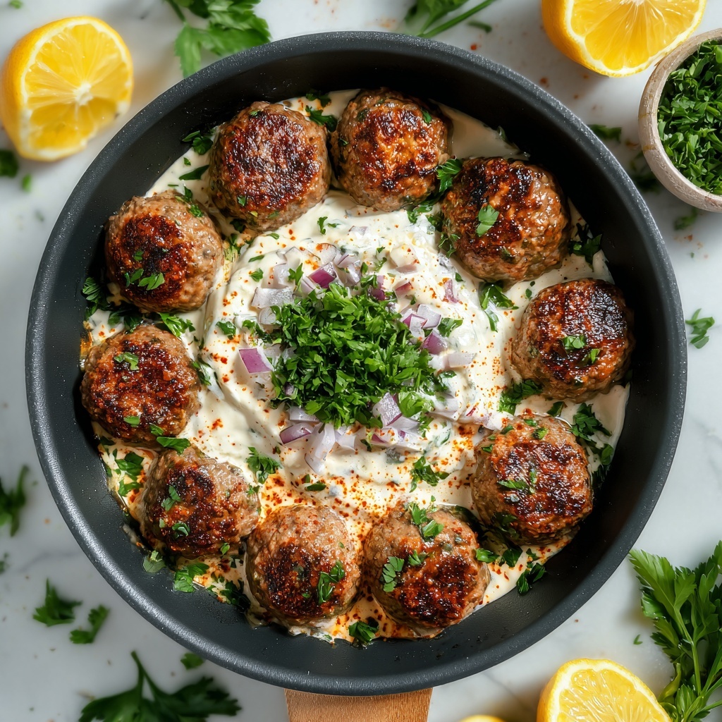 Greek Turkey Meatballs with Tzatziki Recipe - Recipe Image