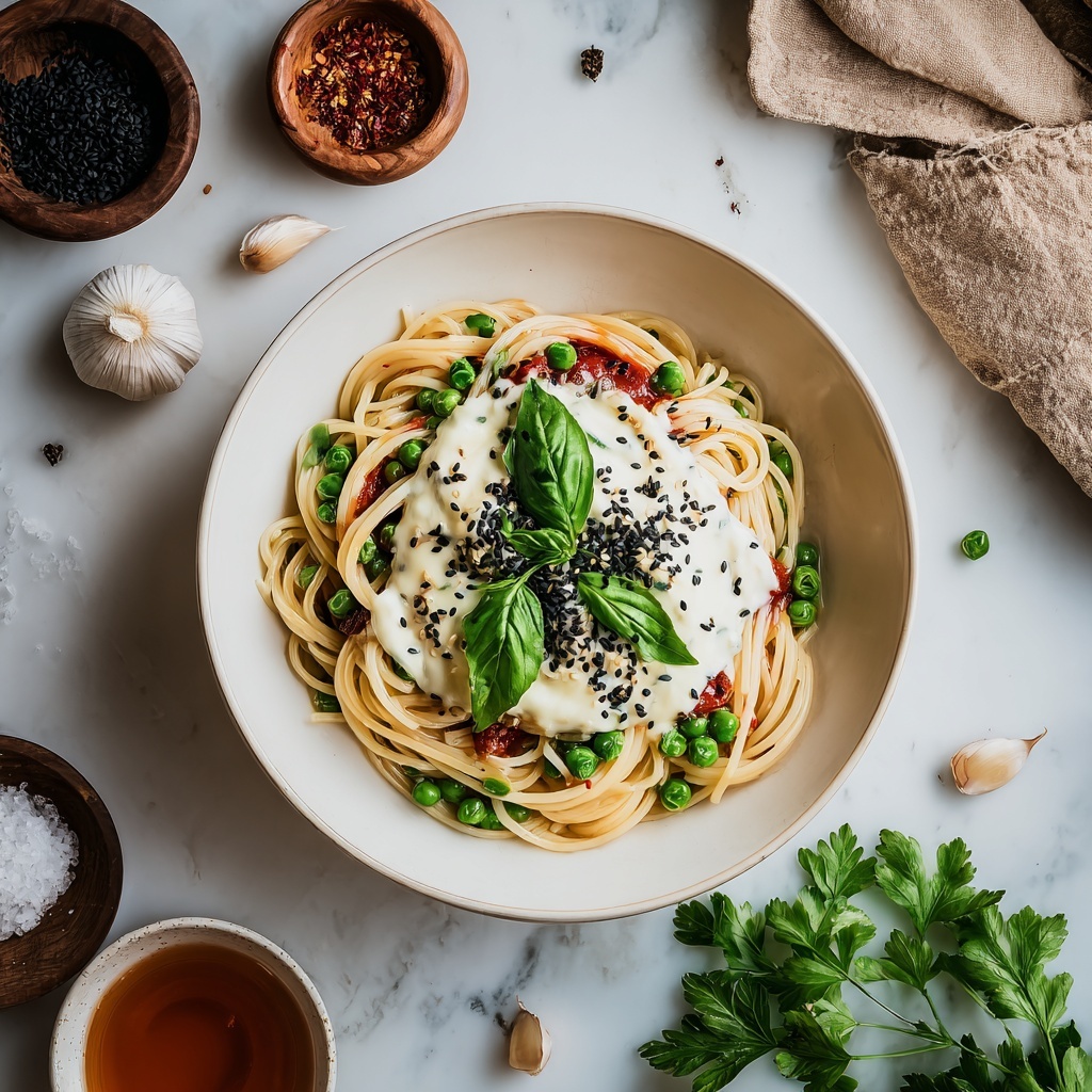 Creamy Gochujang Pasta Recipe - Recipe Image