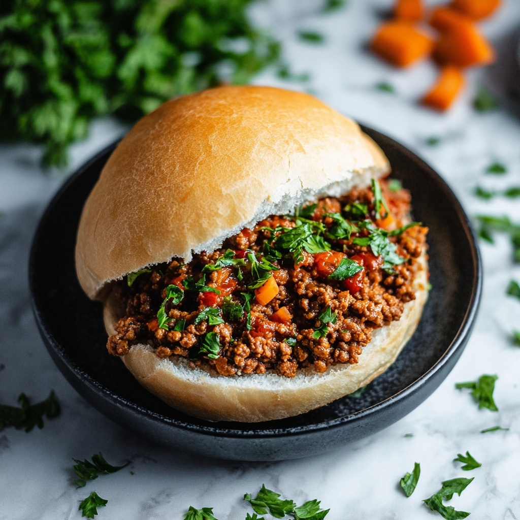 Italian Sloppy Joe Sandwich Recipe - Recipe Image