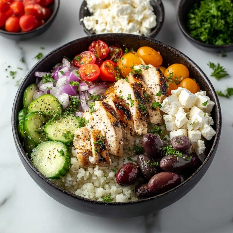 Healthy Greek Chicken Bowl Recipe