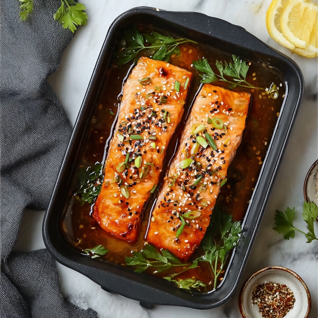 Baked Teriyaki Salmon Recipe - Recipe Image