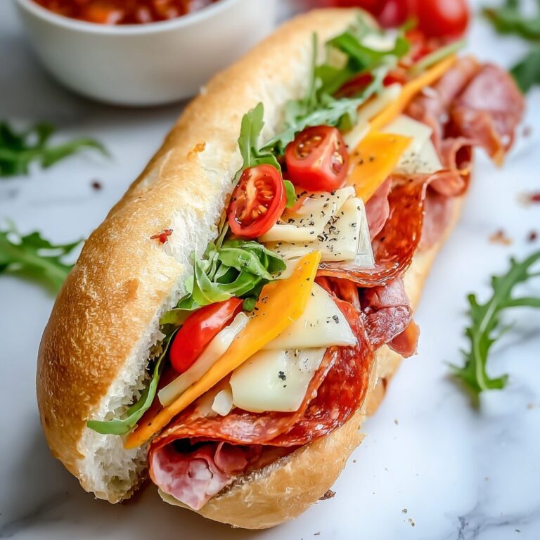 Baked Italian Grinder Sandwiches Recipe