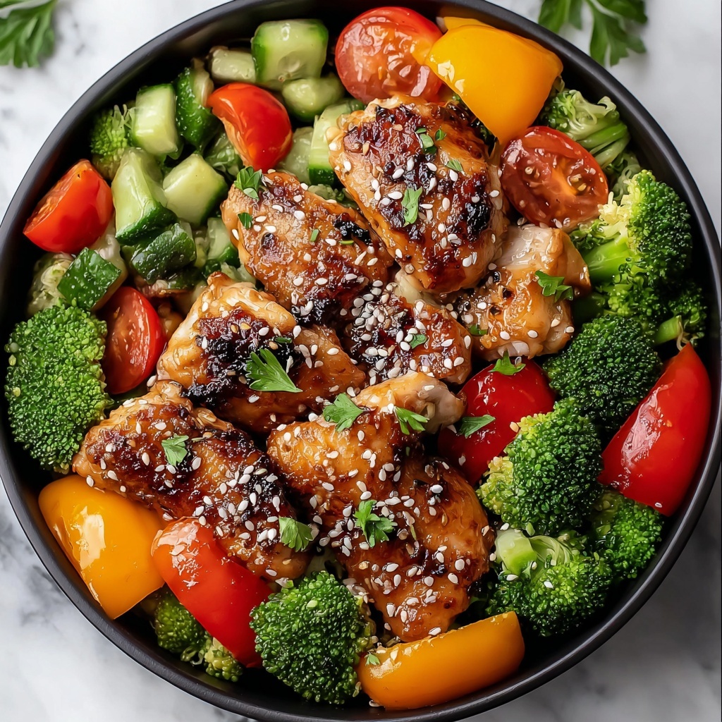 Sheet Pan Sesame Chicken and Veggies Recipe - Recipe Image