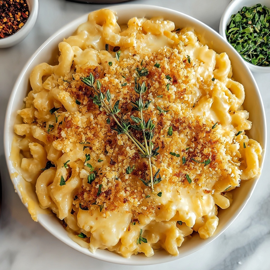 Creamy Chicken Ranch Macaroni and Cheese Recipe - Recipe Image