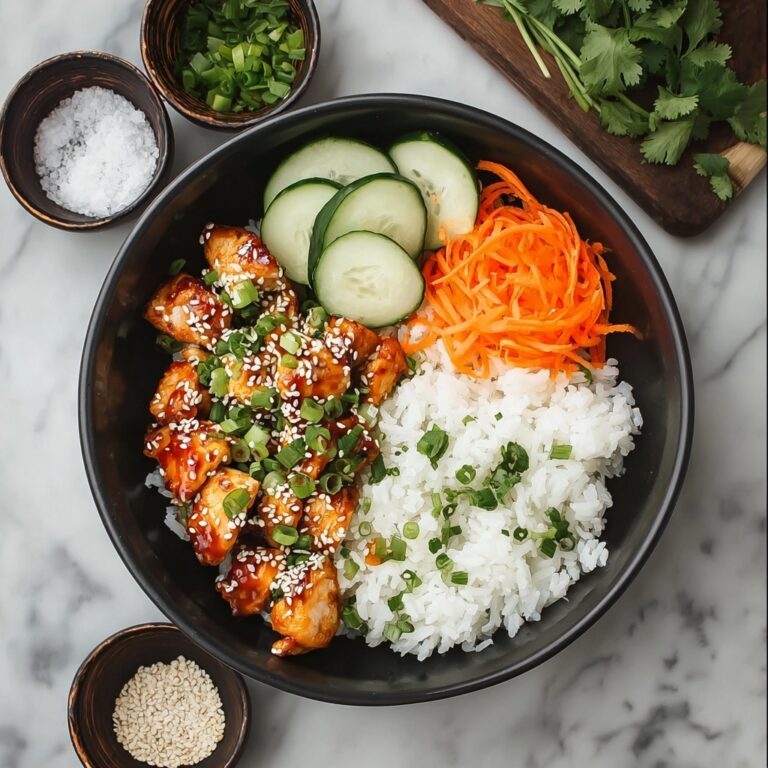 Korean Chicken Rice Bowls Recipe