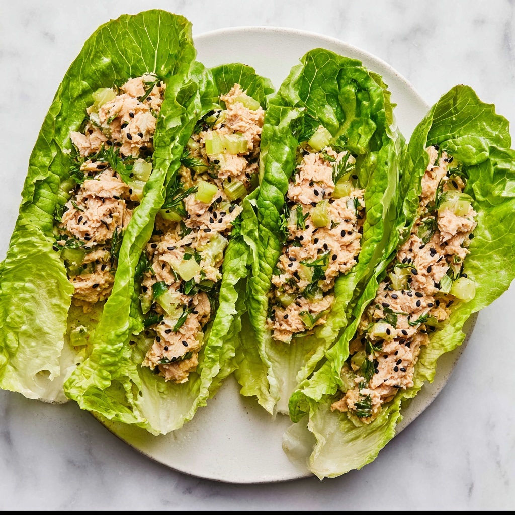 Tuna Salad Lettuce Wraps Recipe - Recipe Image