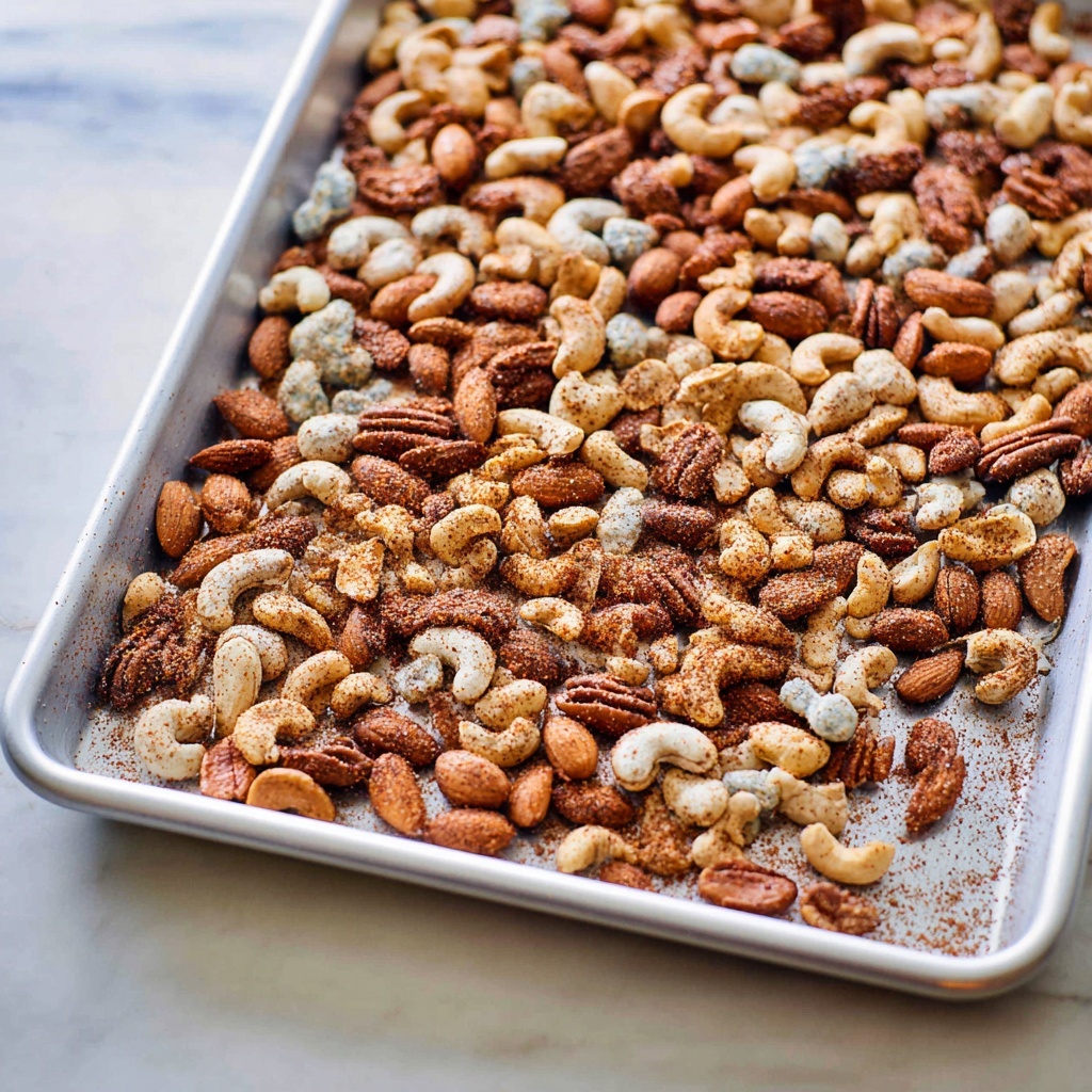Spiced Ramen Snack Mix with Nuts and Baharat Recipe - Recipe Image