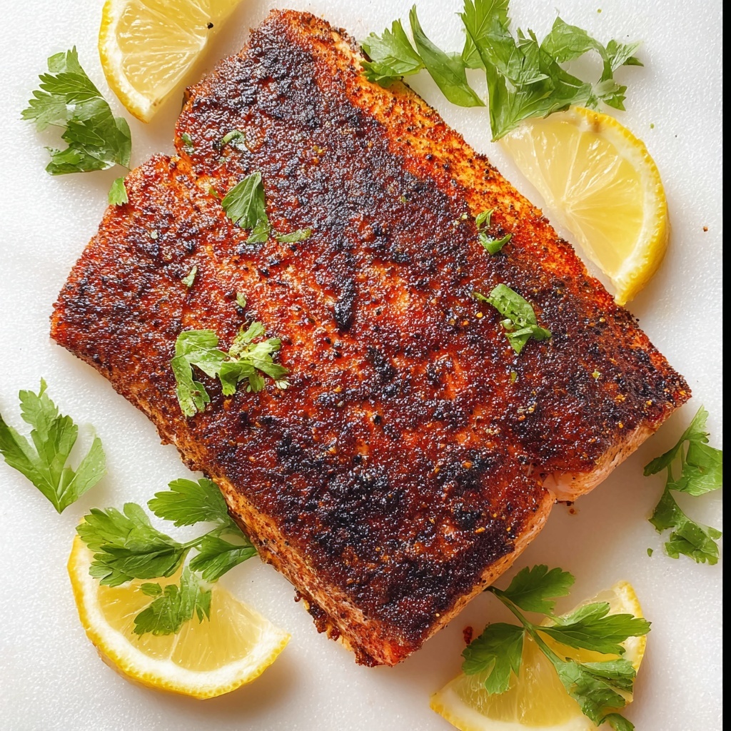 Broiled Salmon with Spiced Seasoning Recipe - Recipe Image