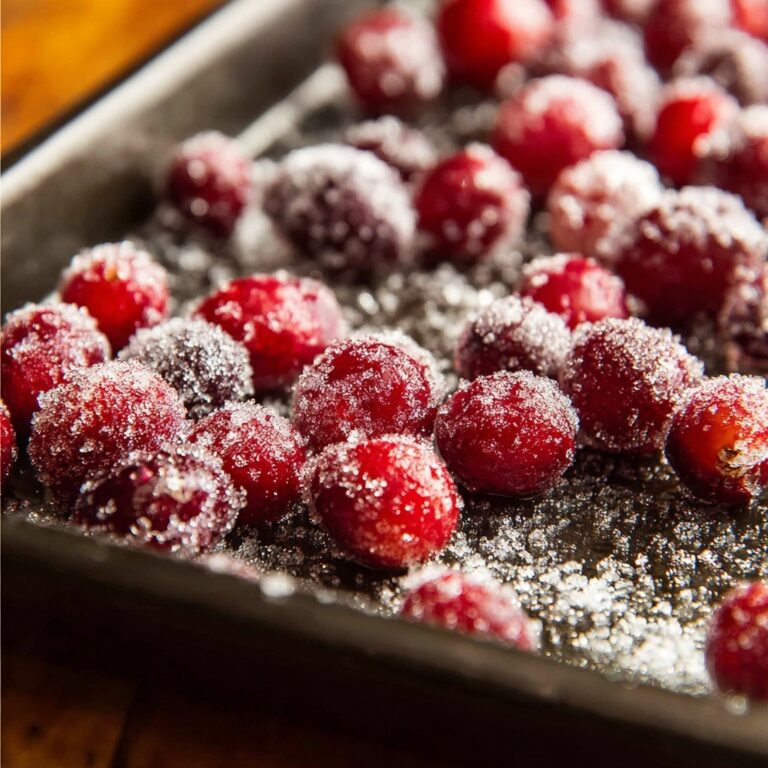 The Easiest Sugared Cranberries Recipe