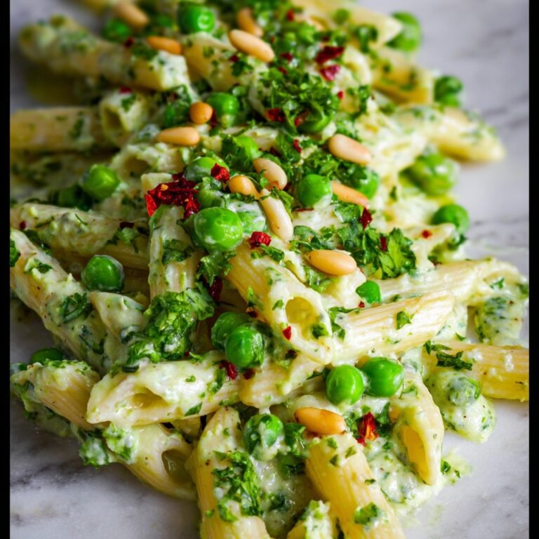 Lemon Ricotta Pasta with Fresh Peas Recipe