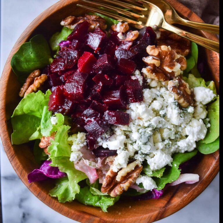 Green Salad with Feta and Beets (The Fanciest No-Chop Salad Ever) Recipe