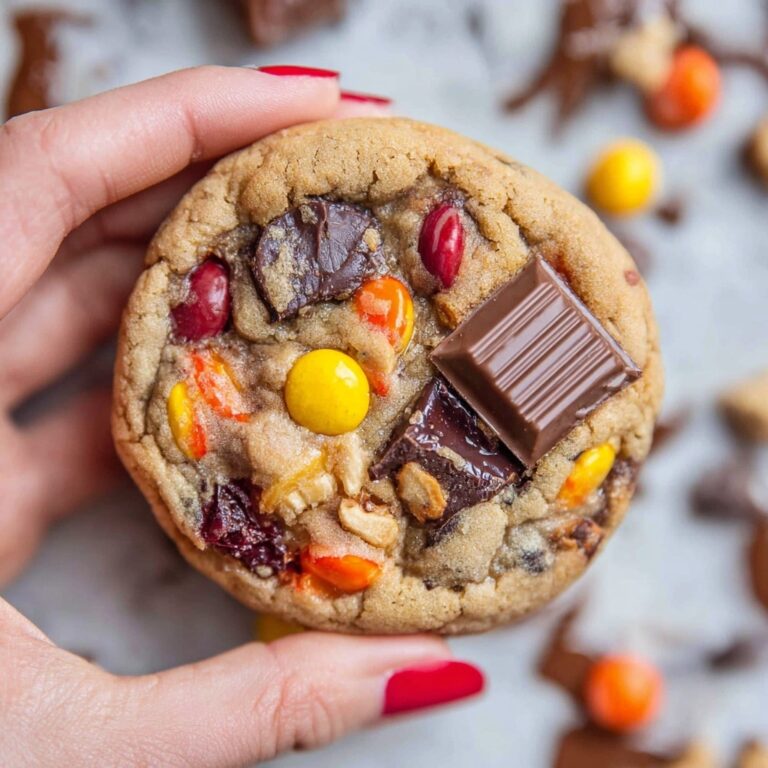 Outrageous Pretzel Reese’s Peanut Butter Cookies Recipe