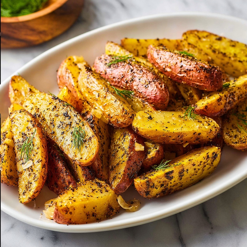 Garlic Herb Oven-Roasted Fingerling Potatoes Recipe - Recipe Image
