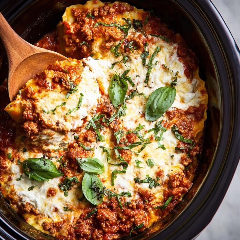 Crockpot Lasagna Recipe