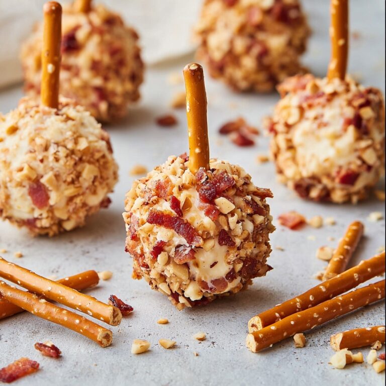 Mini Cheese Ball Bites with Dried Fruit, Nuts, Bacon, and Pretzels Recipe