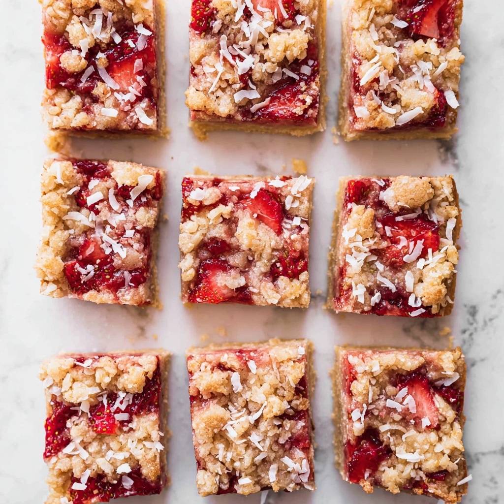 Strawberry Oatmeal Bars Recipe - Recipe Image