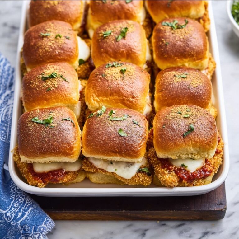 Chicken Parmesan Sliders Recipe