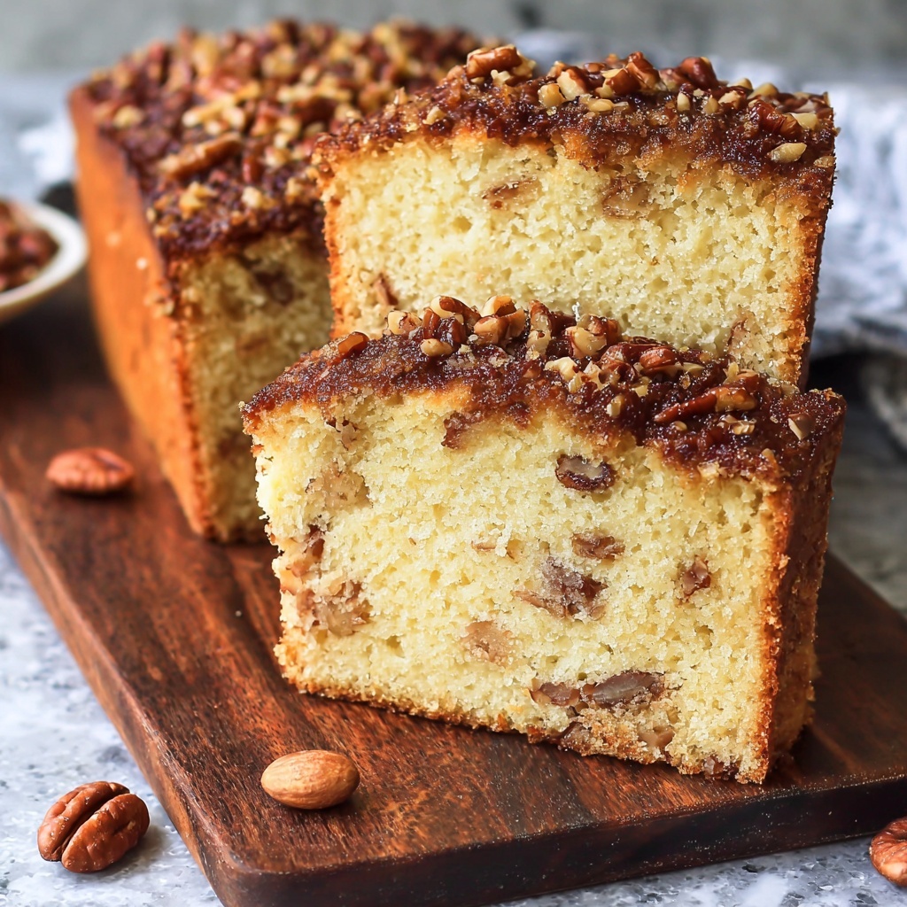 Pecan Pie Pound Cake Recipe - Recipe Image