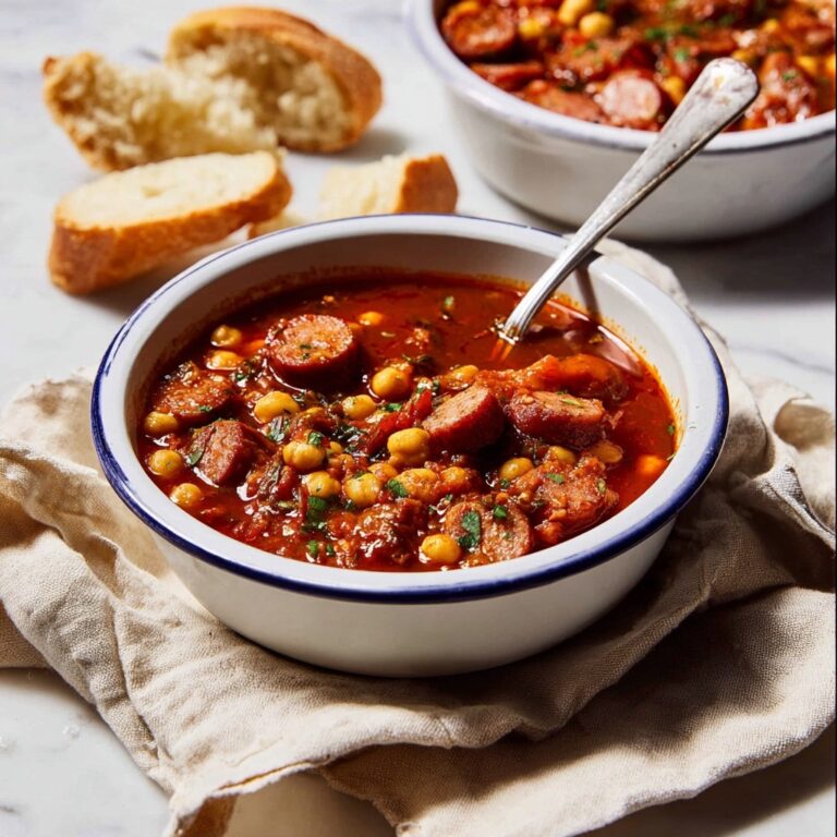 Fast Chorizo Chickpea Stew Recipe