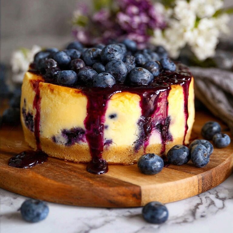 Blueberry Custard Cake Recipe
