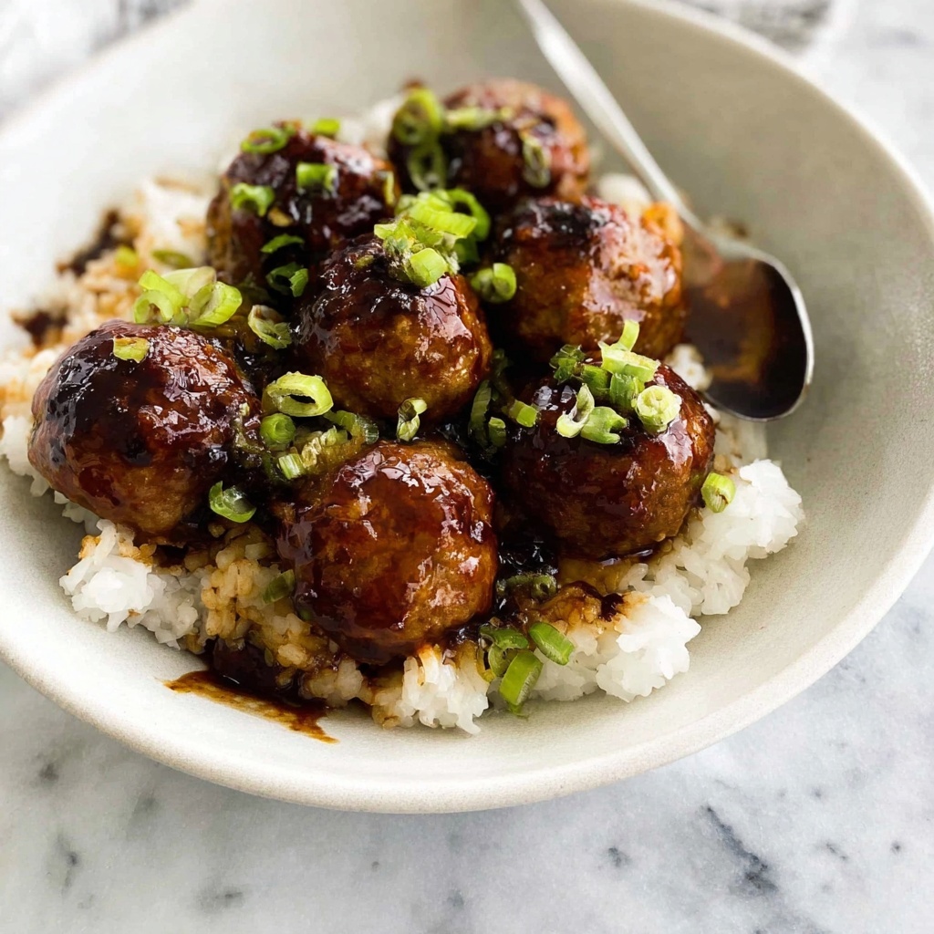 Teriyaki Chicken Meatballs Recipe - Recipe Image