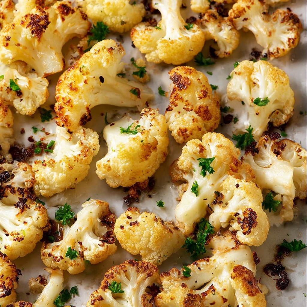 Roasted Cauliflower with Parmesan and Panko Breadcrumbs Recipe - Recipe Image