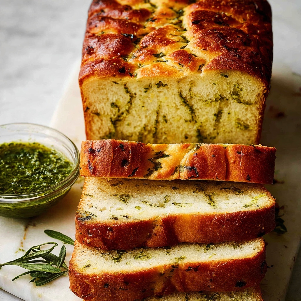 Cheese, Garlic and Herb Quick Bread Recipe - Recipe Image