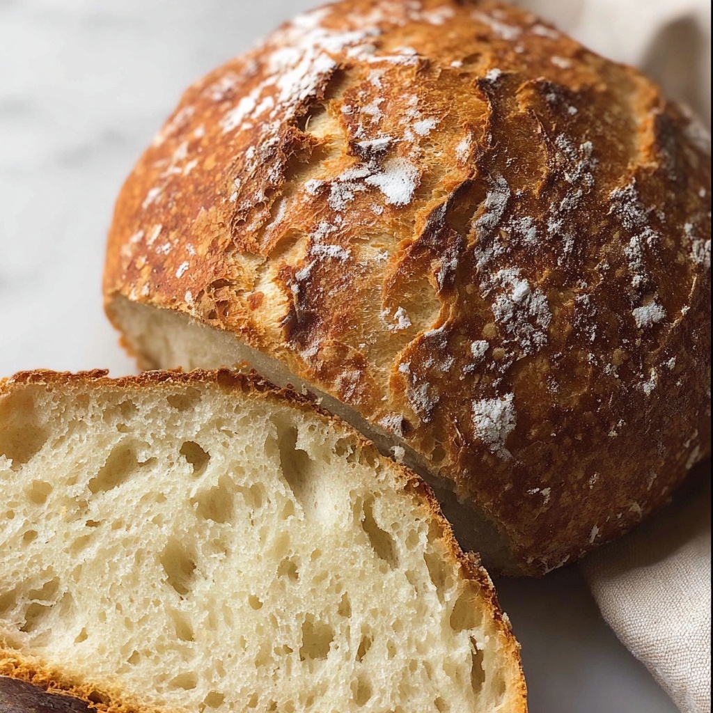 World's Easiest No-Knead Artisan Yeast Bread Recipe - Recipe Image