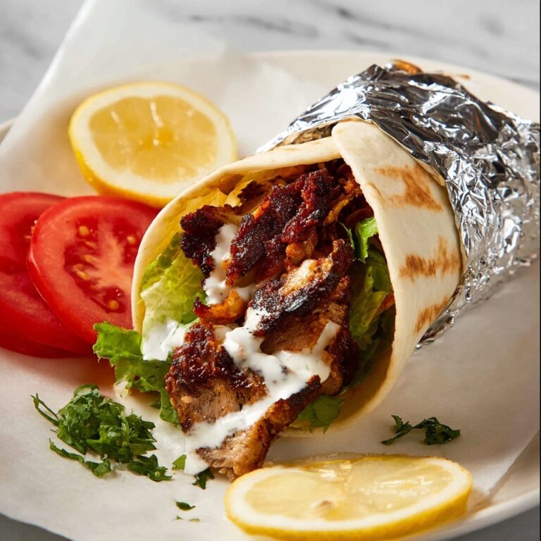 Chicken Shawarma with Yogurt Sauce and Fresh Flatbreads Recipe