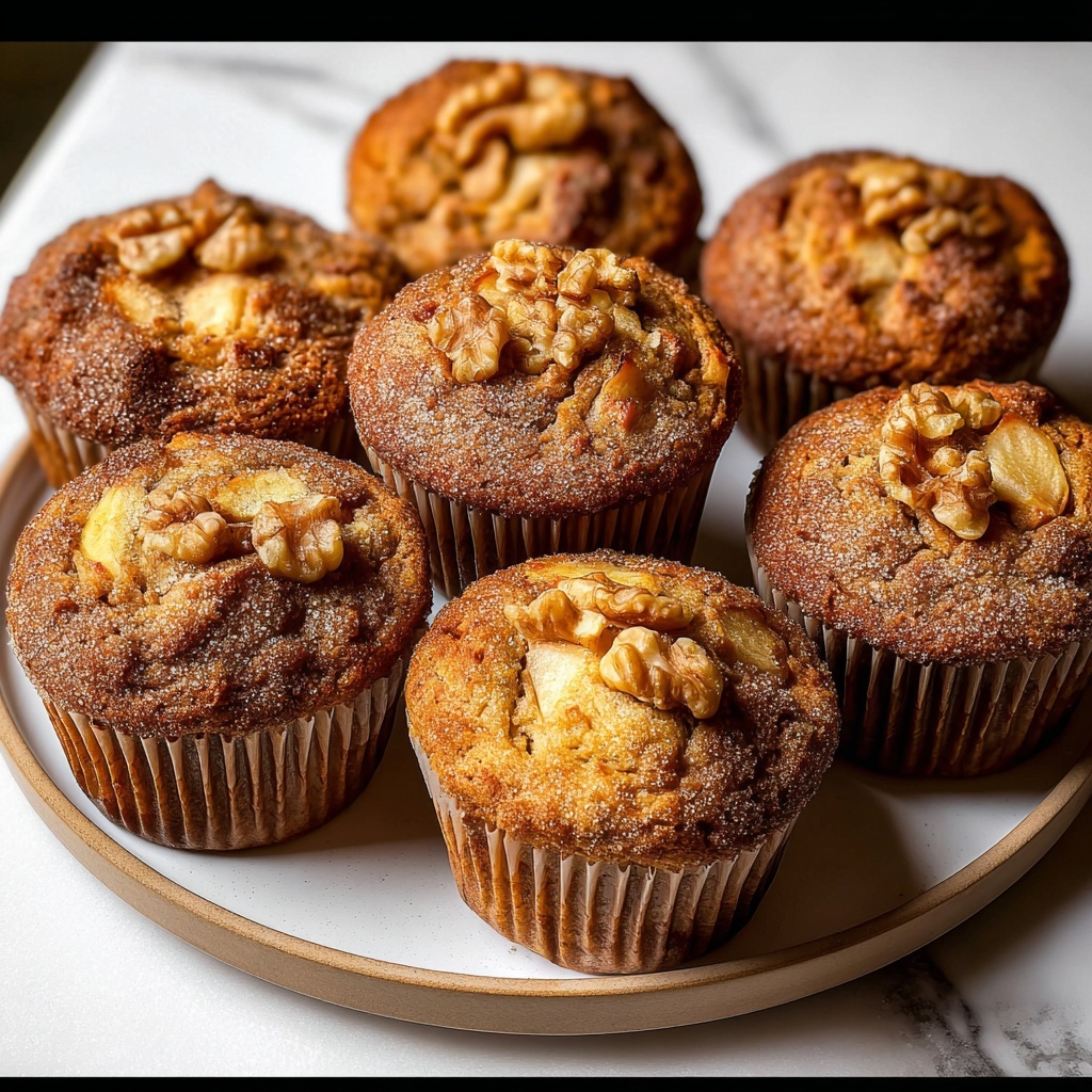 Warm Spiced Cinnamon Apple Muffins Recipe - Recipe Image