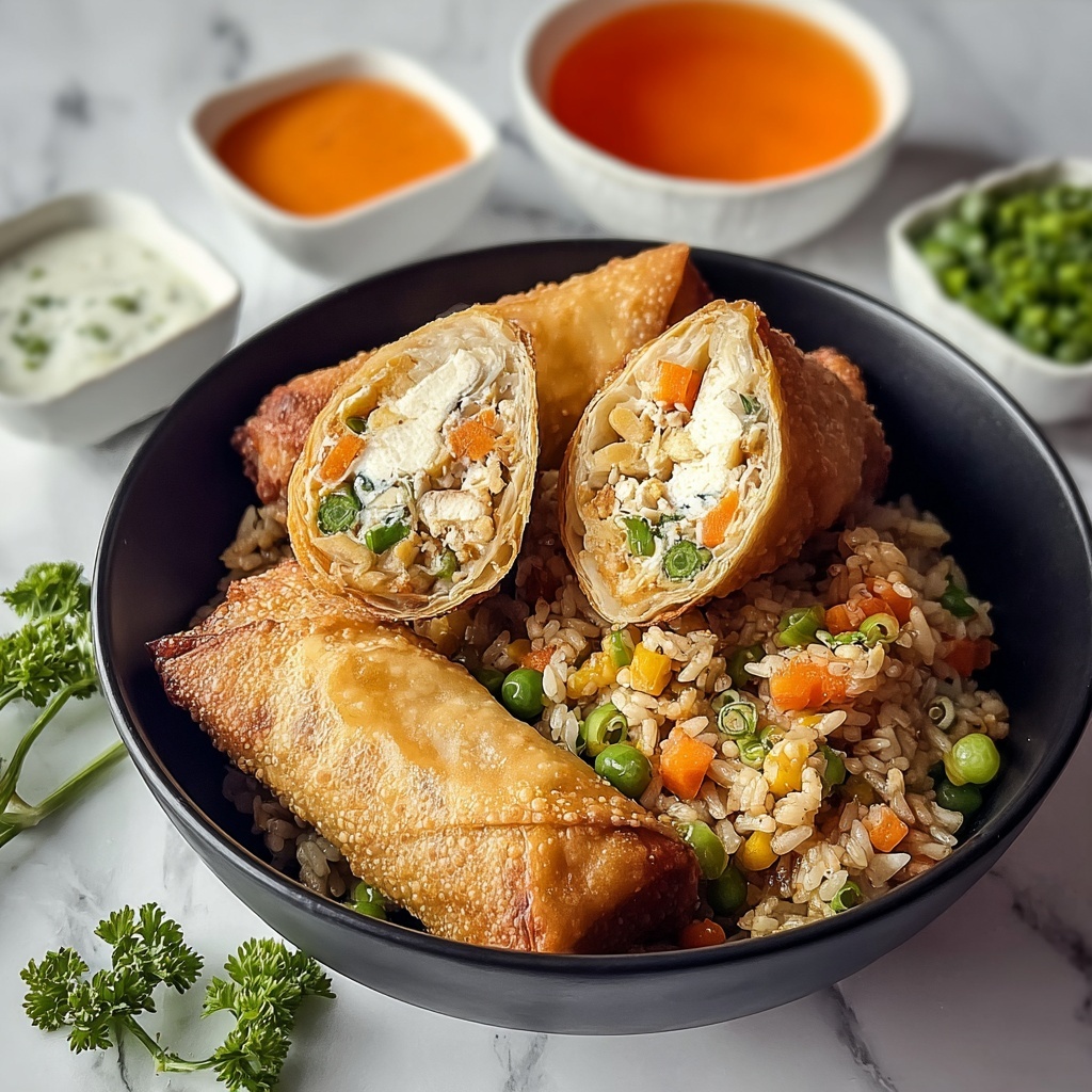 Chicken Egg Rolls Recipe - Recipe Image