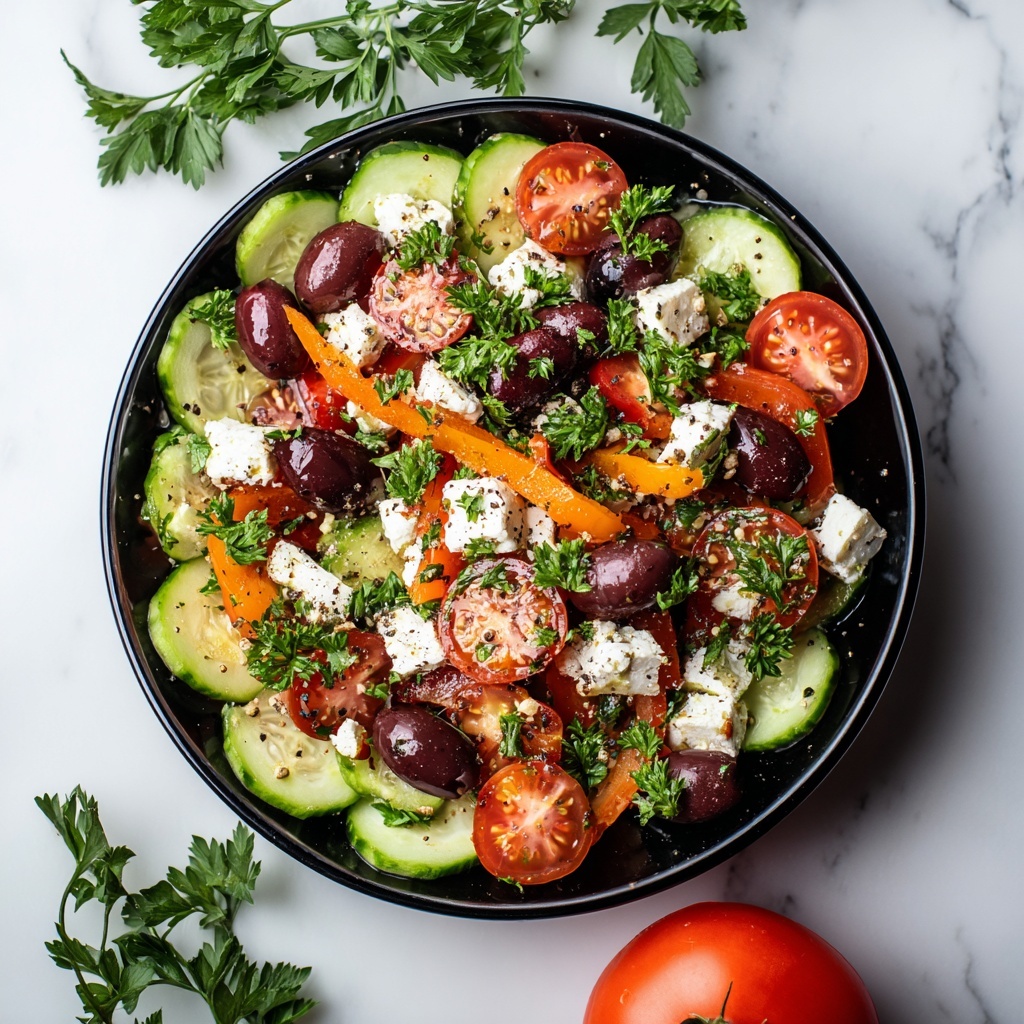 Zesty Greek Salad Recipe - Recipe Image
