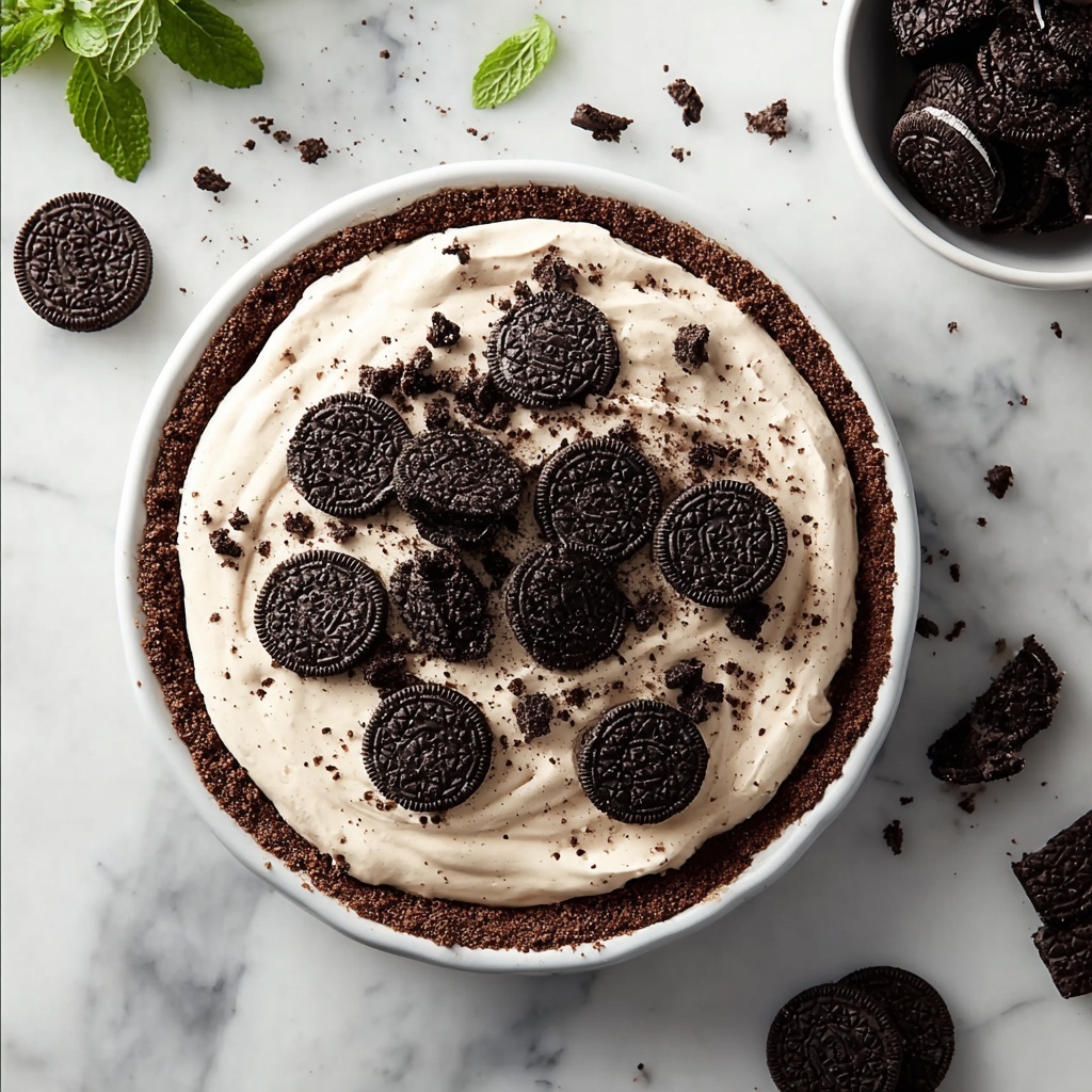Oreo Cookies and Cream Cheesecake Recipe - Recipe Image
