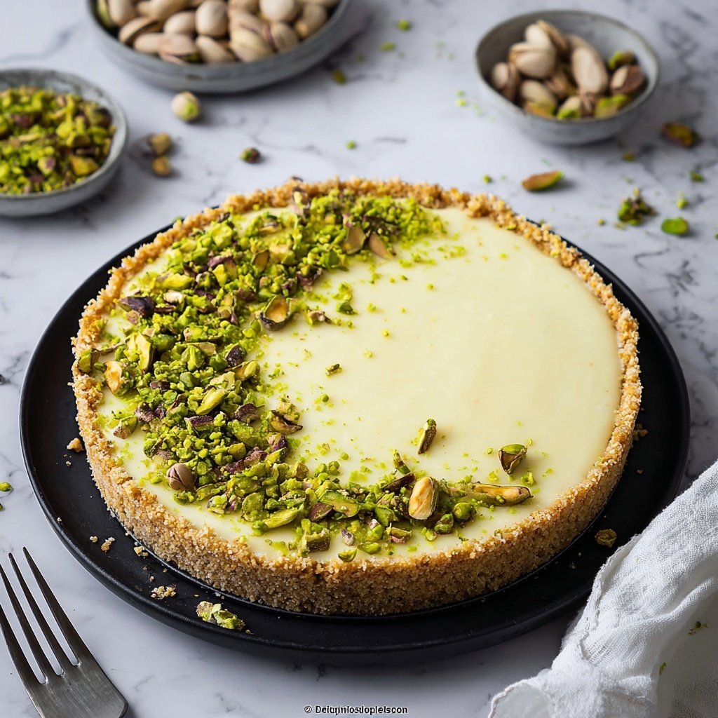 Pistachio Cheesecake Recipe - Recipe Image