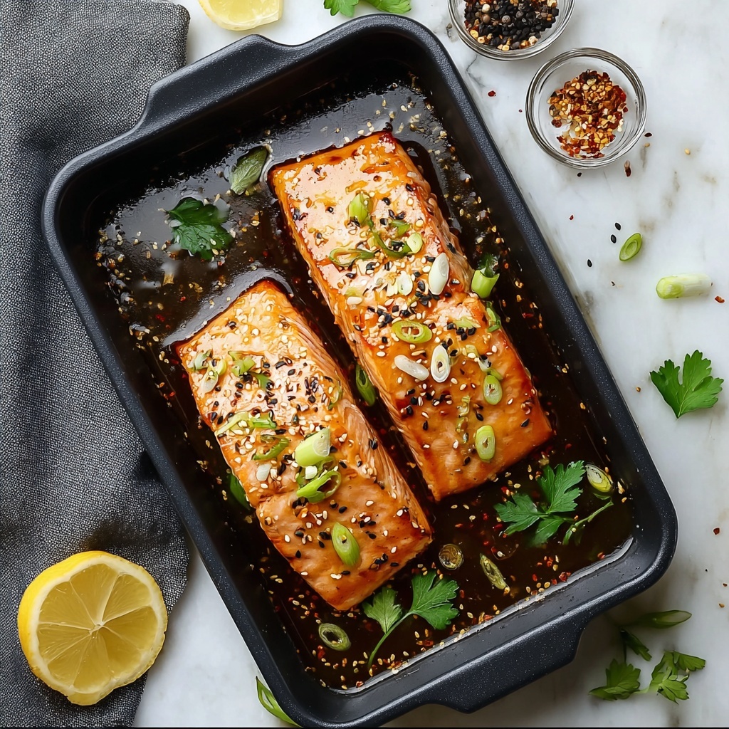 Baked Teriyaki Salmon Recipe - Recipe Image