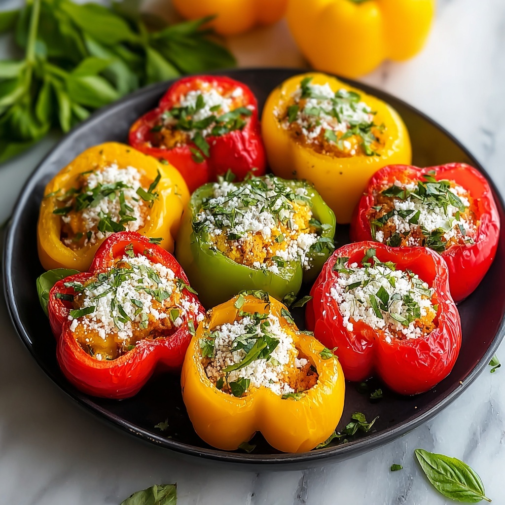 Tricolor Bell Pepper Salad Recipe - Recipe Image