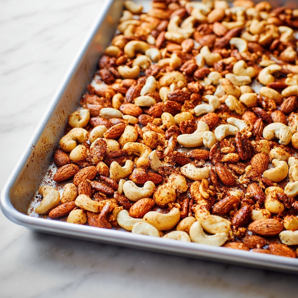 Spiced Ramen Snack Mix with Nuts and Baharat Recipe - Recipe Image